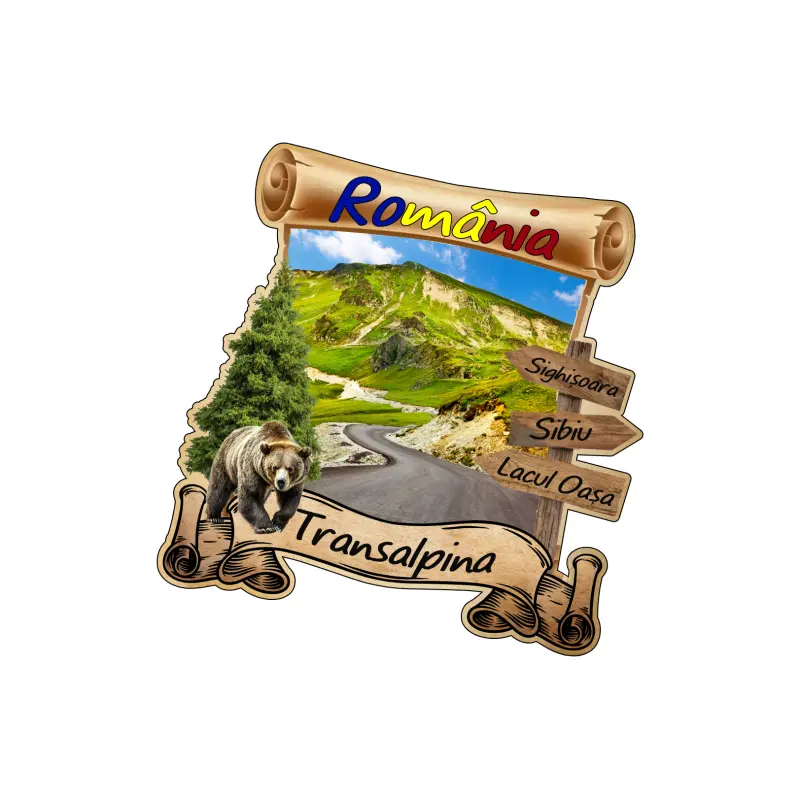 Mgs216-magnet frigider transalpina papirus